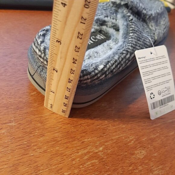 NEW With Tag ! Men's Arch Support Memory Foam Clog Slipper Light Gray Sz US11.5 - Picture 6 of 6